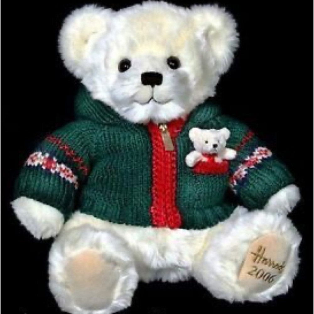 Harrods Christmas Bear 2006 Year of the Pig limited edition TEDDY collector’s
